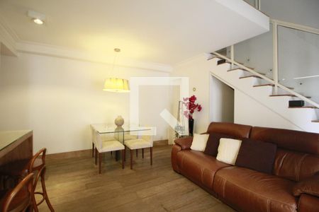 Sala de apartamento à venda com 1 quarto, 77m² em Vila Nova Conceição, São Paulo