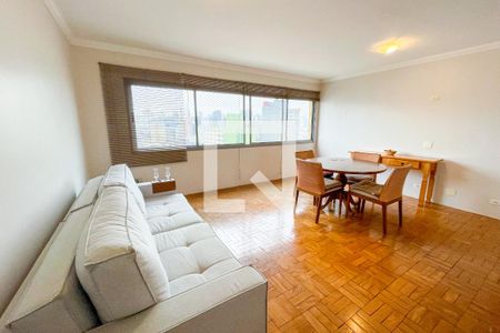 Sala  de apartamento para alugar com 3 quartos, 120m² em Pinheiros, São Paulo