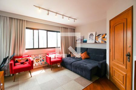 Sala de apartamento à venda com 3 quartos, 90m² em Indianópolis, São Paulo