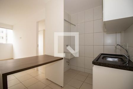 Cozinha e Área de Serviço de apartamento para alugar com 1 quarto, 34m² em Norte (águas Claras), Brasília