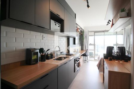 Studio à venda com 29m², 1 quarto e sem vaga Studio à venda com 29m², 1 quarto e sem vagaCozinha