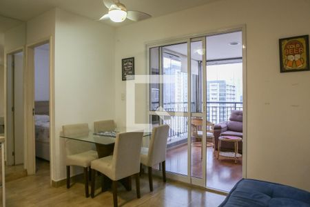 Sala e Cozinha de apartamento para alugar com 1 quarto, 40m² em Barra Funda, São Paulo