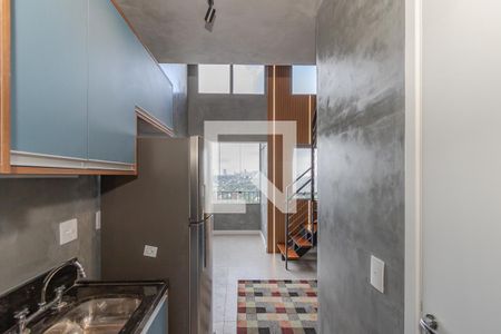 Studio à venda com 29m², 1 quarto e sem vagaCozinha/Sala