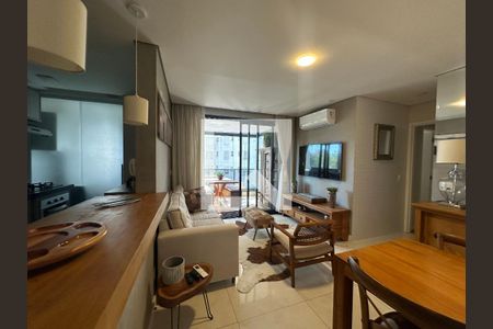 Sala de apartamento para alugar com 2 quartos, 85m² em Empresarial 18 do Forte, Barueri