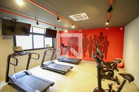 Studio para alugar com 26m², 1 quarto e sem vaga Studio para alugar com 26m², 1 quarto e sem vagaÁrea comum - Academia