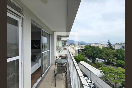 Varanda da Sala de apartamento à venda com 3 quartos, 116m² em Taquara, Rio de Janeiro