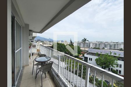 Varanda da Sala de apartamento à venda com 3 quartos, 116m² em Taquara, Rio de Janeiro