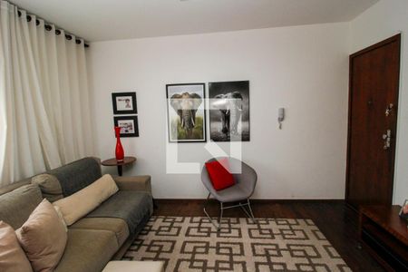 Sala de apartamento à venda com 3 quartos, 85m² em Anchieta, Belo Horizonte