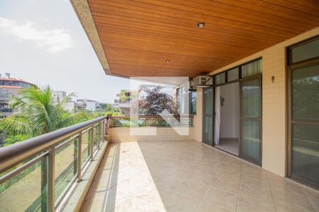 Varanda da Sala de apartamento à venda com 3 quartos, 110m² em Recreio dos Bandeirantes, Rio de Janeiro