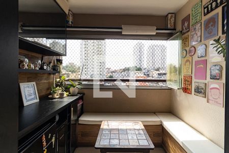 Varanda da Sala de apartamento à venda com 3 quartos, 74m² em Saúde, São Paulo