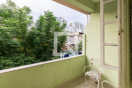 Varanda da Sala de apartamento à venda com 3 quartos, 120m² em Rio Comprido, Rio de Janeiro