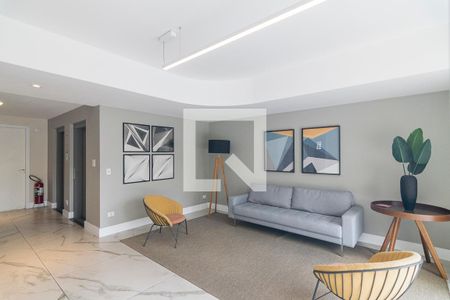 Hall de Entrada de apartamento para alugar com 1 quarto, 54m² em Jardim, Santo André