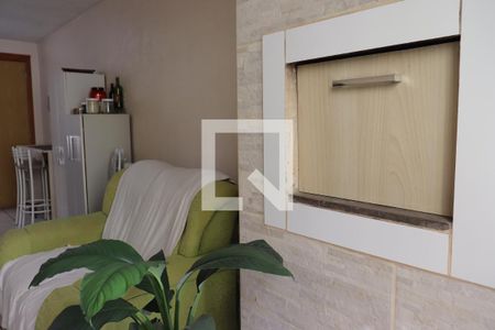 Detalhe da sala / Churrasqueira de apartamento à venda com 2 quartos, 40m² em Pinheiro, São Leopoldo