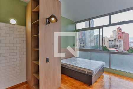 Sala/Quarto/Cozinha de apartamento para alugar com 1 quarto, 30m² em Santo Agostinho, Belo Horizonte
