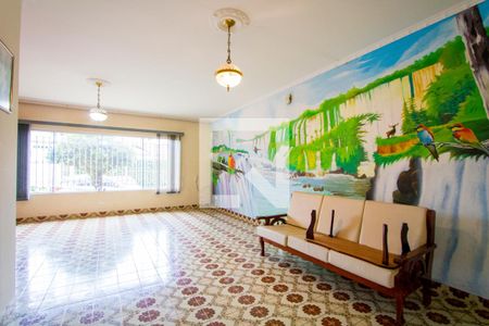 Sala de casa para alugar com 2 quartos, 143m² em Jardim Ocara, Santo André