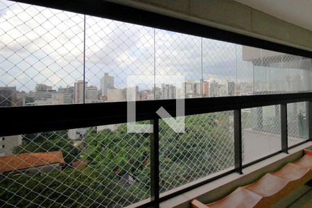Vista da varnada de apartamento à venda com 4 quartos, 175m² em Santo Antônio, Belo Horizonte