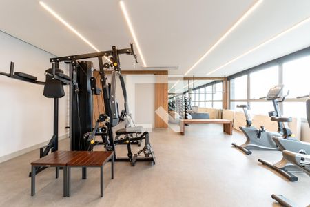 Apartamento para alugar com 50m², 1 quarto e 1 vaga Apartamento para alugar com 50m², 1 quarto e 1 vagaÁrea comum - Academia