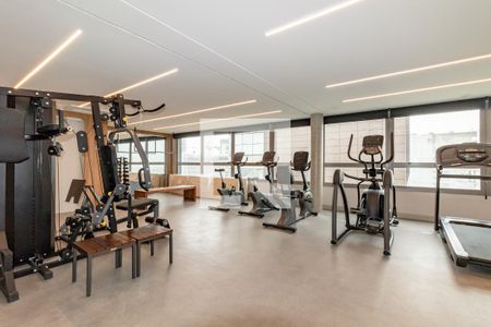 Apartamento para alugar com 50m², 1 quarto e 1 vaga Apartamento para alugar com 50m², 1 quarto e 1 vagaÁrea comum - Academia