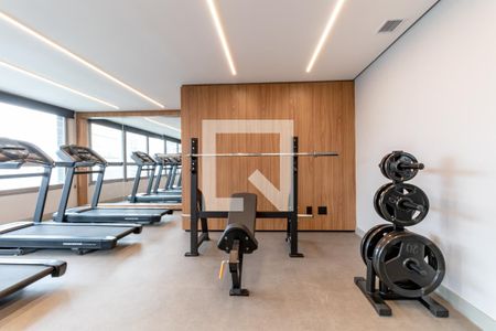 Apartamento para alugar com 50m², 1 quarto e 1 vaga Apartamento para alugar com 50m², 1 quarto e 1 vagaÁrea comum - Academia