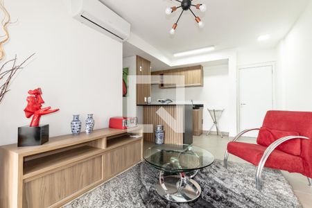 Apartamento para alugar com 50m², 1 quarto e 1 vaga Apartamento para alugar com 50m², 1 quarto e 1 vagaSala