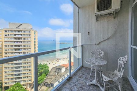 Varanda de apartamento para alugar com 3 quartos, 90m² em Centro, Guarujá