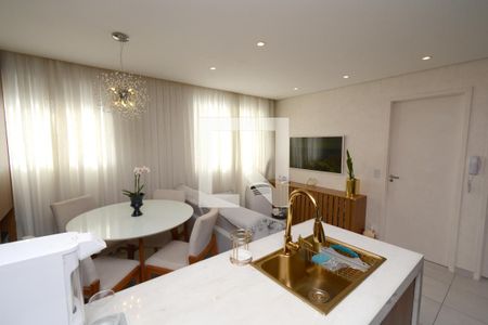 Sala/Cozinha de apartamento para alugar com 1 quarto, 36m² em Jardim Taquaral, São Paulo