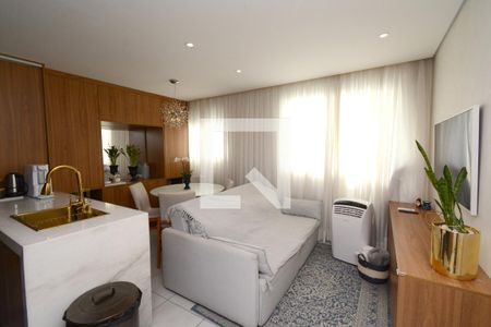 Sala/Cozinha de apartamento para alugar com 1 quarto, 36m² em Jardim Taquaral, São Paulo