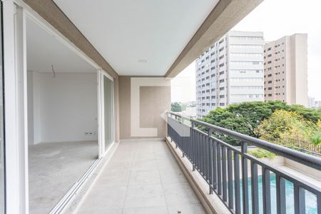 Apartamento à venda com 130m², 3 quartos e 3 vagasVaranda da sala 