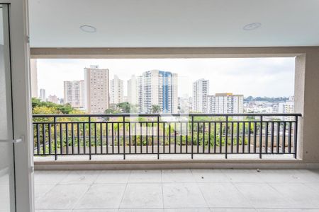 Apartamento à venda com 130m², 3 quartos e 3 vagasVaranda da sala 