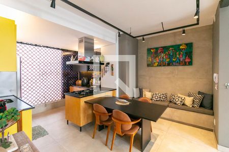 Sala de Jantar de apartamento à venda com 3 quartos, 104m² em Barroca, Belo Horizonte