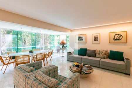 Sala  de apartamento à venda com 4 quartos, 170m² em Santo Antônio, Belo Horizonte