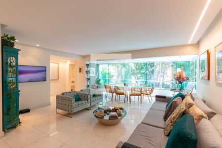 Sala  de apartamento à venda com 4 quartos, 170m² em Santo Antônio, Belo Horizonte