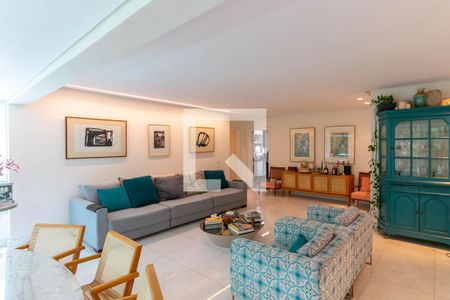 Sala  de apartamento à venda com 4 quartos, 170m² em Santo Antônio, Belo Horizonte