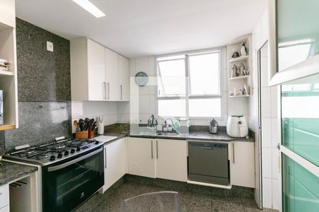 Cozinha  de apartamento à venda com 4 quartos, 170m² em Santo Antônio, Belo Horizonte