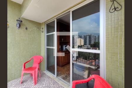Varanda da Sala de apartamento à venda com 3 quartos, 105m² em Grajaú, Rio de Janeiro