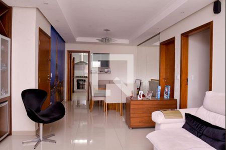 Sala  de apartamento à venda com 3 quartos, 122m² em Vila Assunção, Santo André