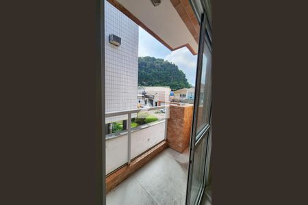 Varanda da Sala de apartamento para alugar com 2 quartos, 101m² em Marapé, Santos