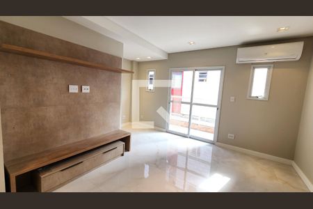 Detalhe Sala de apartamento para alugar com 2 quartos, 101m² em Marapé, Santos