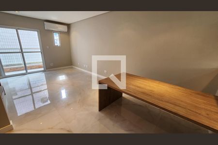 Detalhe Sala de apartamento para alugar com 2 quartos, 101m² em Marapé, Santos