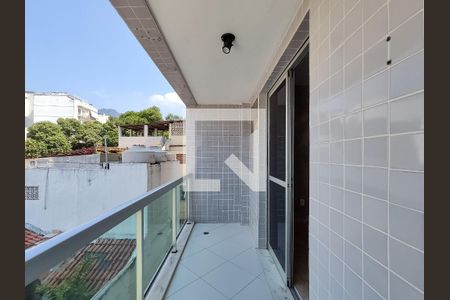 Varanda da Sala de apartamento para alugar com 3 quartos, 87m² em Maracanã, Rio de Janeiro