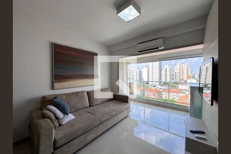 Sala de kitnet/studio à venda com 1 quarto, 35m² em Brooklin Paulista, São Paulo