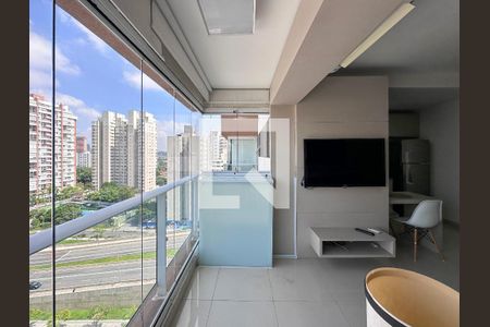 Sacada de kitnet/studio à venda com 1 quarto, 35m² em Brooklin Paulista, São Paulo