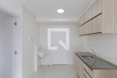 Sala e Cozinha Integrada de apartamento para alugar com 1 quarto, 29m² em Vila Ré, São Paulo