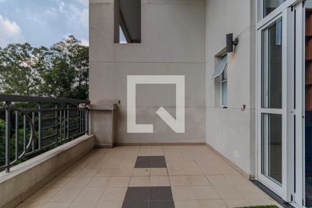 Varanda da Sala de apartamento para alugar com 1 quarto, 100m² em Vila Andrade, São Paulo
