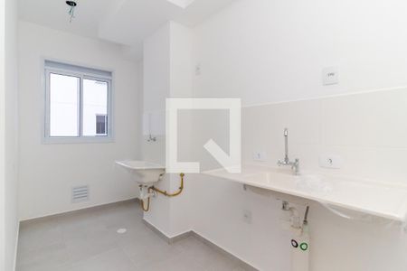 Cozinha e Área de Serviço de apartamento para alugar com 1 quarto, 26m² em Conjunto Residencial José Bonifácio, São Paulo