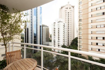 Varanda da Sala de apartamento para alugar com 2 quartos, 109m² em Itaim Bibi, São Paulo