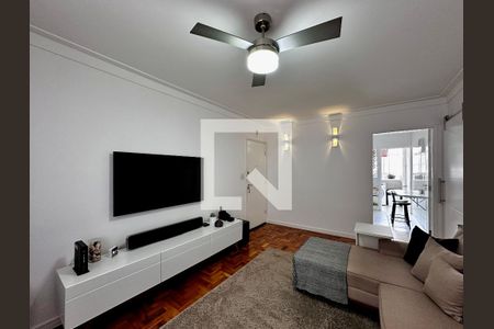 Sala de apartamento à venda com 2 quartos, 70m² em Chácara Santo Antônio (zona Sul), São Paulo