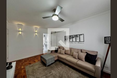 Sala de apartamento à venda com 2 quartos, 70m² em Chácara Santo Antônio (zona Sul), São Paulo