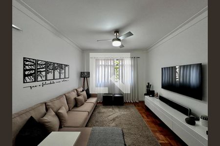 Sala de apartamento à venda com 2 quartos, 70m² em Chácara Santo Antônio (zona Sul), São Paulo