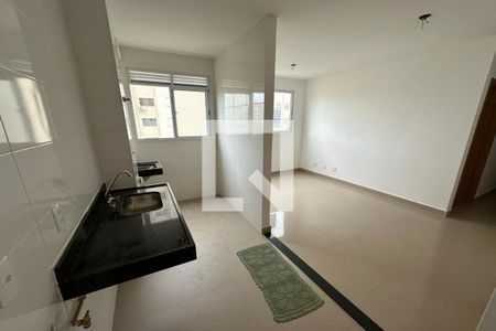 Cozinha - Lavanderia de apartamento para alugar com 2 quartos, 44m² em Recreio das Acacias, Ribeirão Preto